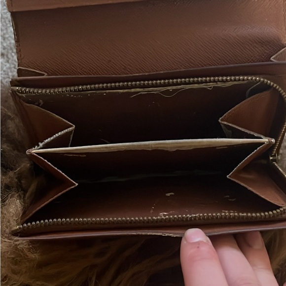 Authentic 1997 Louis Vuitton Monogram Porte-Monnaie Tresor Wallet - Picture 13 of 14